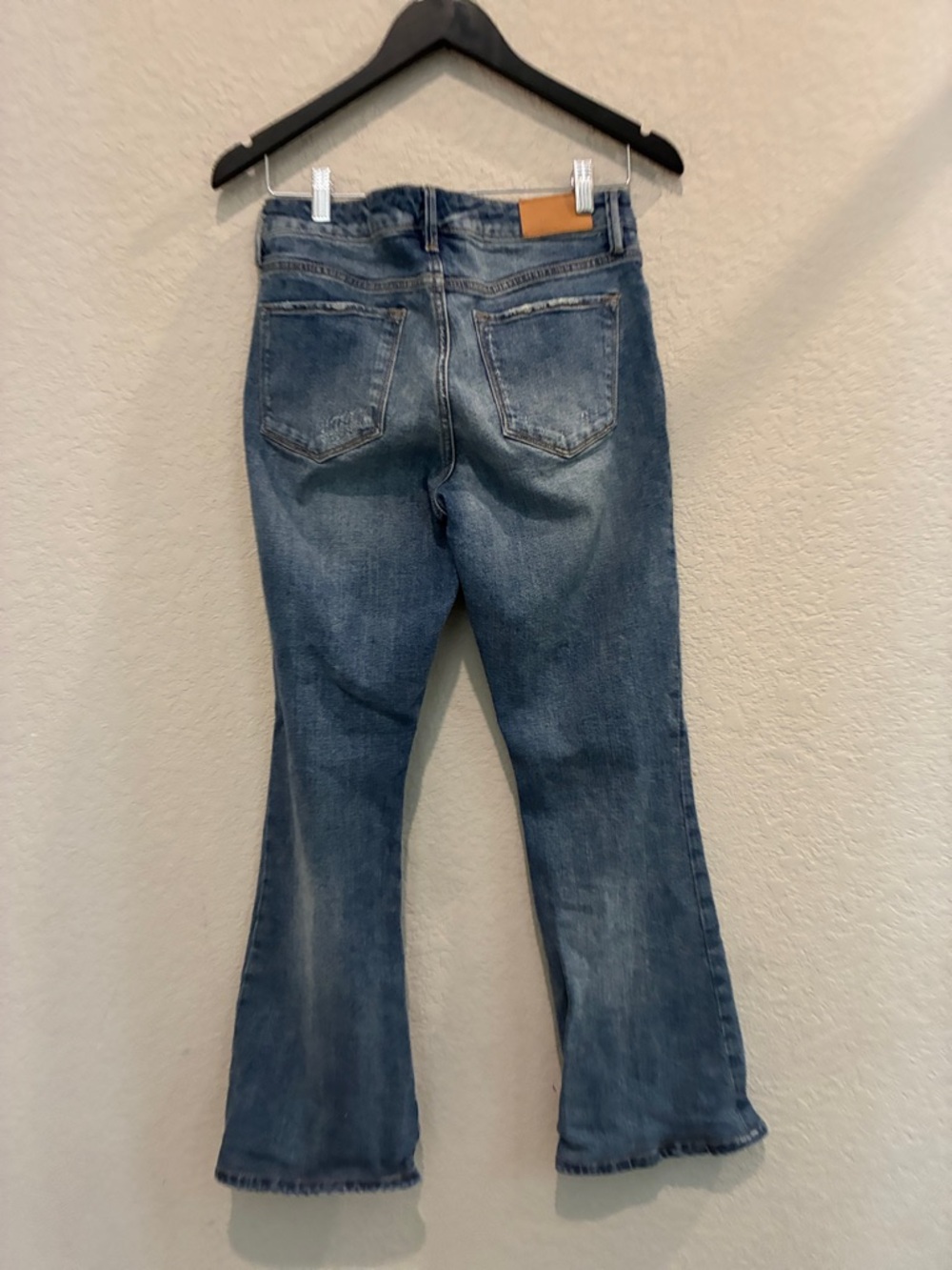 Dear John Women's Flare Jeans in Medium Blue Wash - Picture 6 of 10